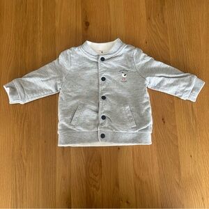 Sergent Major (French) Reversible Gray Kids Button-Up Jacket
